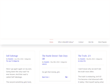 Tablet Screenshot of meredithsoleau.com